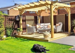 pergola 300x213 - Fencing and Landscaping Mansfield